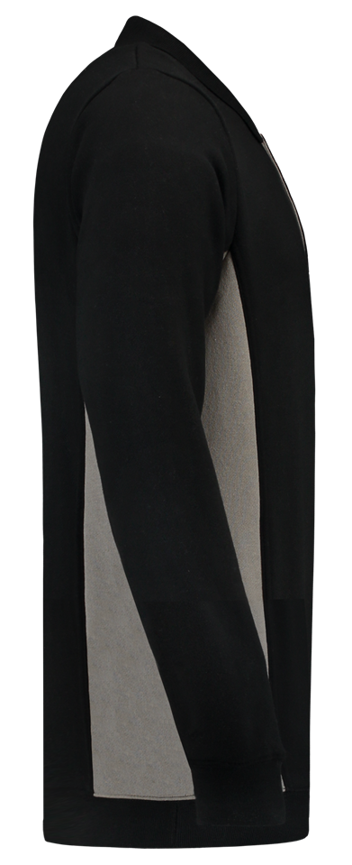 TRICORP-Jobwear, Polosweater, mit Brusttasche, Bicolor, 280 g/m², black-grey


