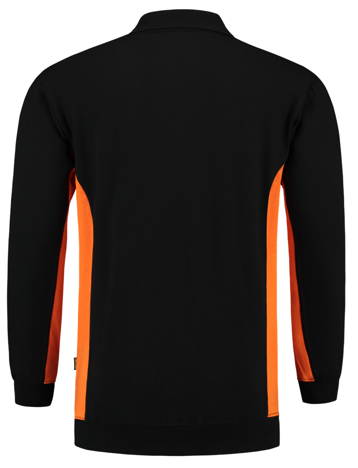 TRICORP-Jobwear, Polosweater, mit Brusttasche, Bicolor, 280 g/m², black-orange


