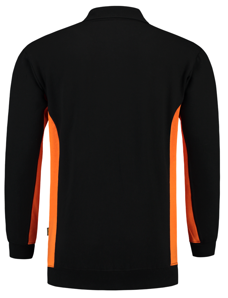 TRICORP-Jobwear, Polosweater, mit Brusttasche, Bicolor, 280 g/m², black-orange