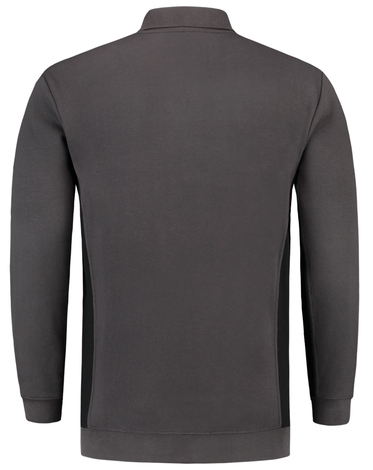 TRICORP-Jobwear, Polosweater, mit Brusttasche, Bicolor, 280 g/m², darkgrey-black


