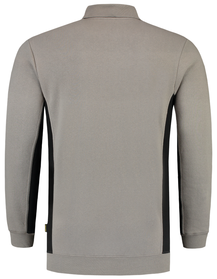 TRICORP-Jobwear, Polosweater, mit Brusttasche, Bicolor, 280 g/m², grey-black