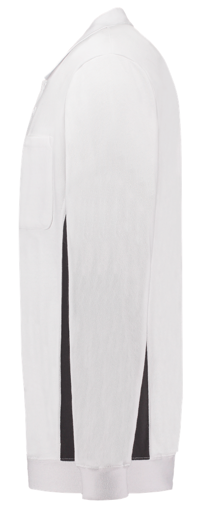TRICORP-Jobwear, Polosweater, mit Brusttasche, Bicolor, 280 g/m², white-darkgrey



