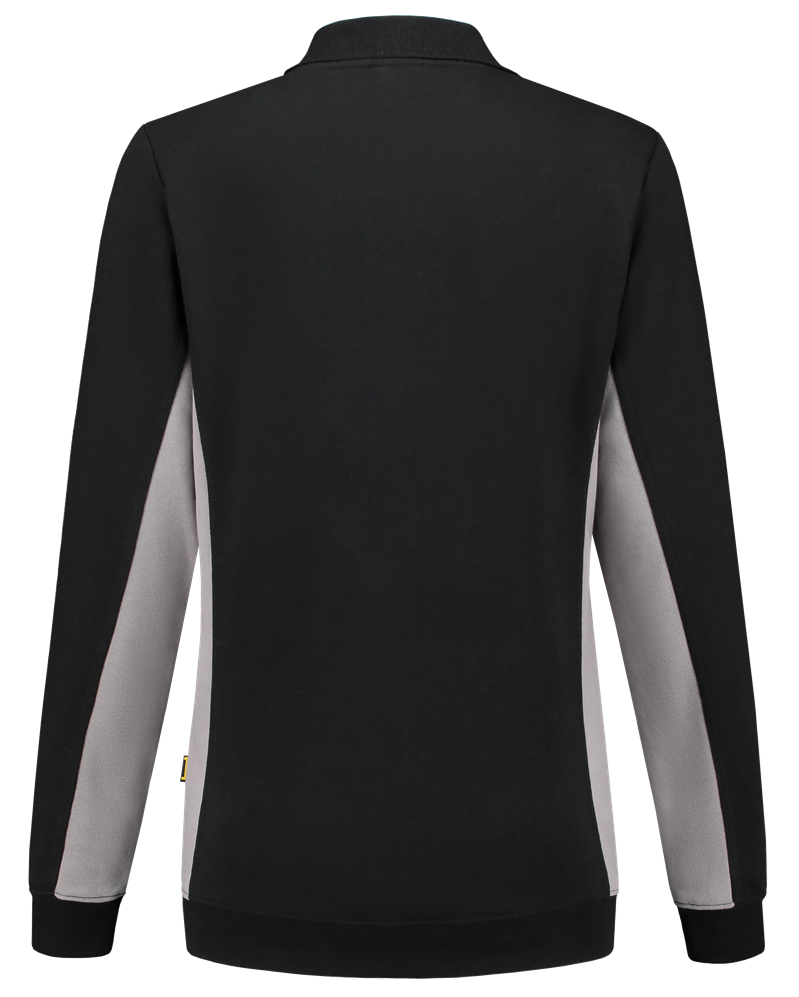 TRICORP-Jobwear, Damen-Sweatshirt mit Polokragen, 280 g/m², black-grey


