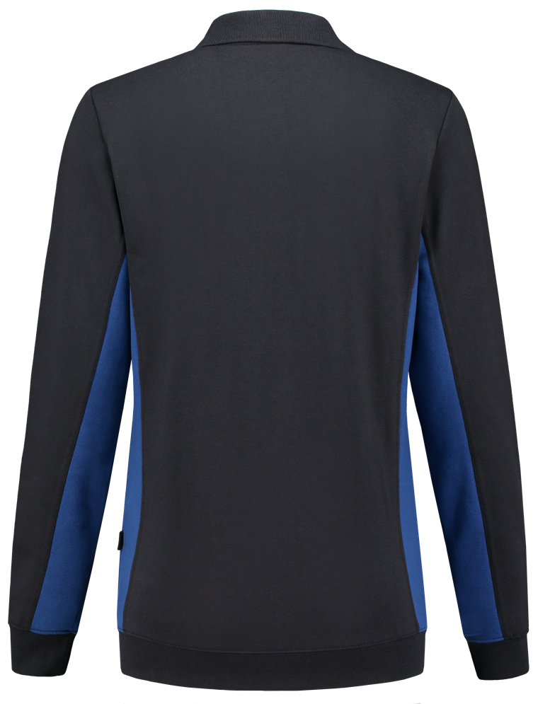 TRICORP-Jobwear, Damen-Sweatshirt mit Polokragen, 280 g/m², navy-royalblue