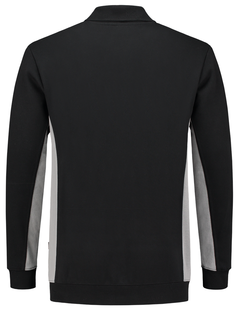 TRICORP-Jobwear, Sweatshirt mit Polokragen, 280 g/m², black-grey