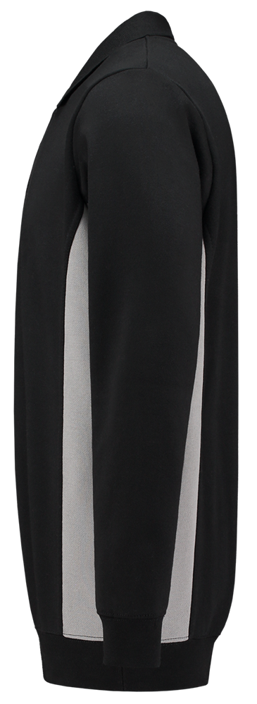 TRICORP-Jobwear, Sweatshirt mit Polokragen, 280 g/m², black-grey


