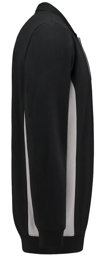 TRICORP-Jobwear, Sweatshirt mit Polokragen, 280 g/m², black-grey


