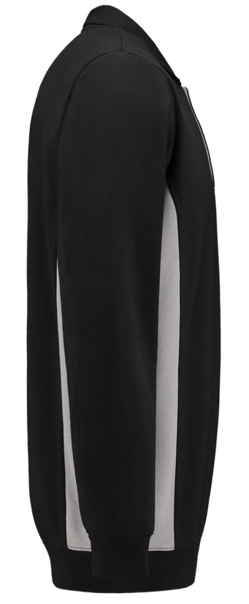TRICORP-Jobwear, Sweatshirt mit Polokragen, 280 g/m², black-grey