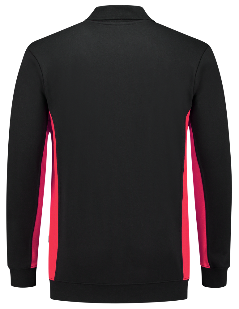 TRICORP-Jobwear, Sweatshirt mit Polokragen, 280 g/m², black-red