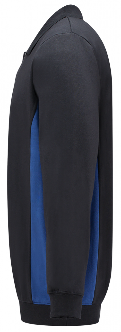 TRICORP-Jobwear, Sweatshirt mit Polokragen, 280 g/m², navy-royalblue