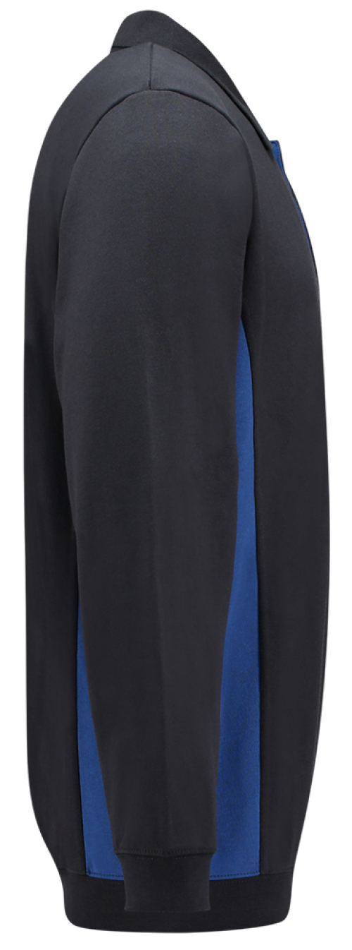 TRICORP-Jobwear, Sweatshirt mit Polokragen, 280 g/m², navy-royalblue