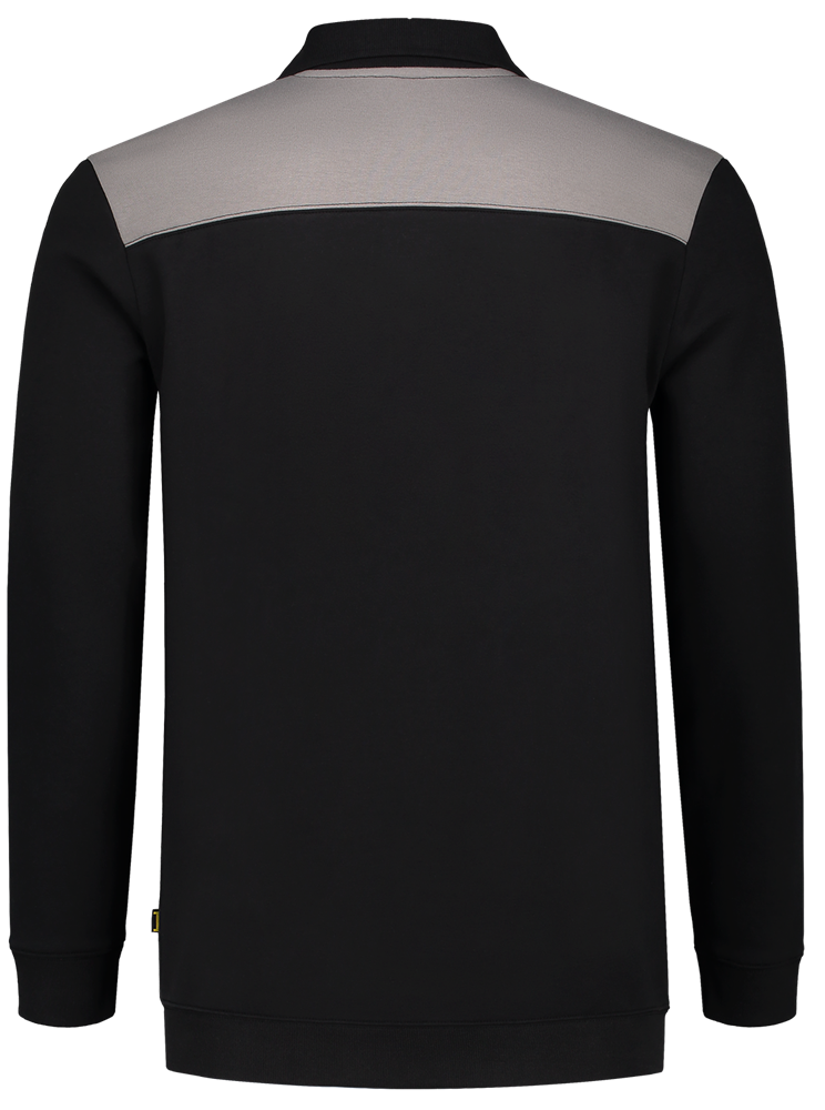 TRICORP-Jobwear, Sweatshirt Polokragen Bicolor, Basic Fit, 280 g/m², black-grey