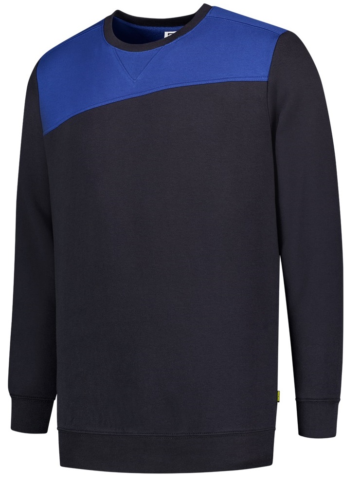 TRICORP-Jobwear, Sweatshirt Bicolor Basic Fit, 280 g/m², navy-royalblue


