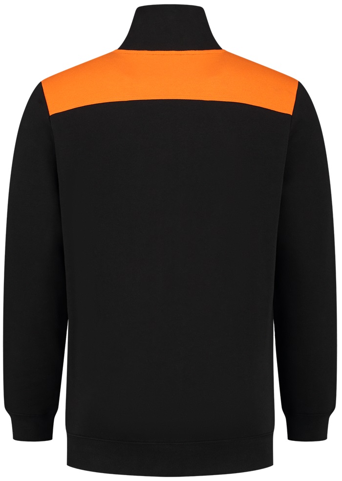 TRICORP-Kälteschutz, Sweatjacke Bicolor Quernaht, black/orange