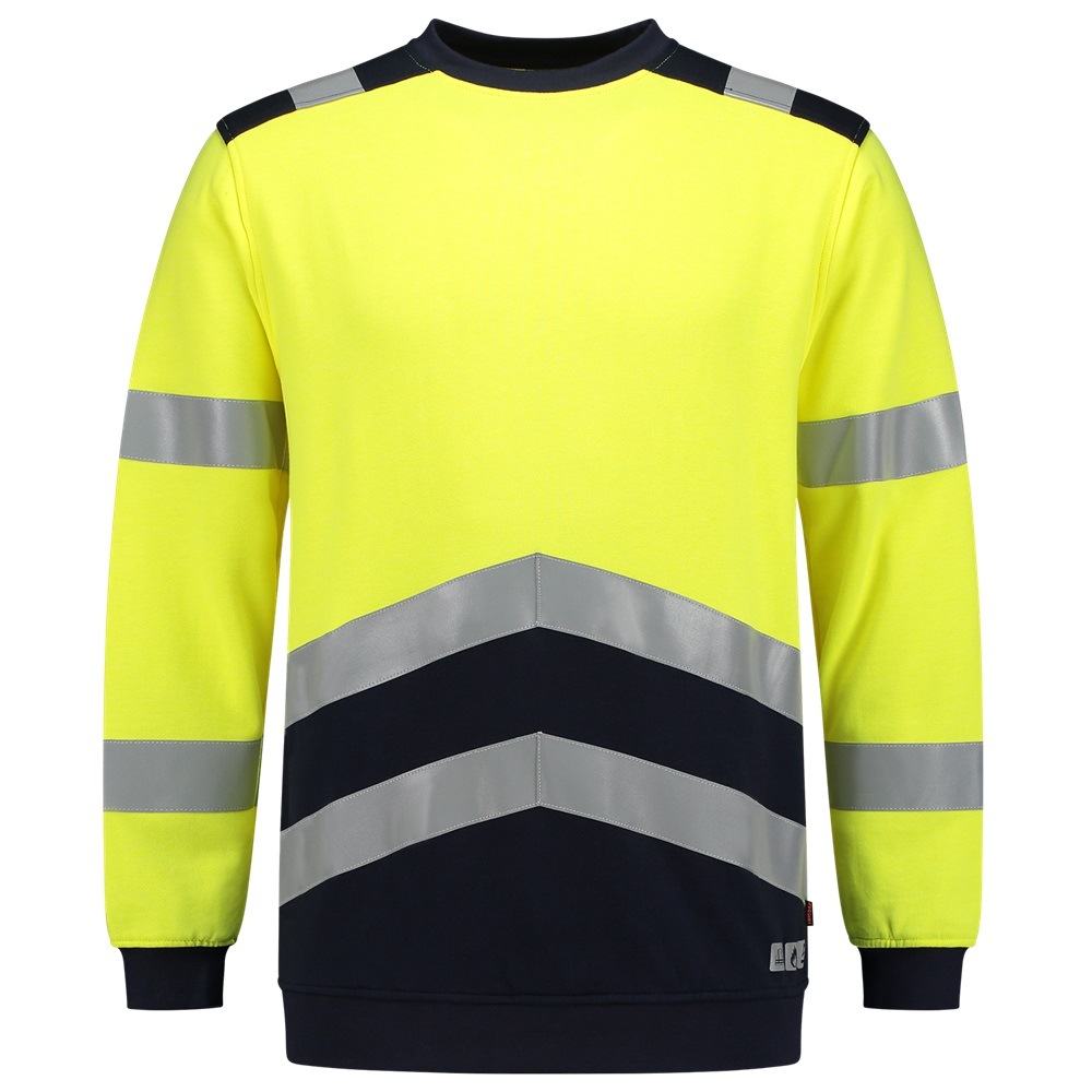 TRICORP-Warnschutz, Warn-Sweatshirt, Multinorm, langarm, 280 g/m², warngelb