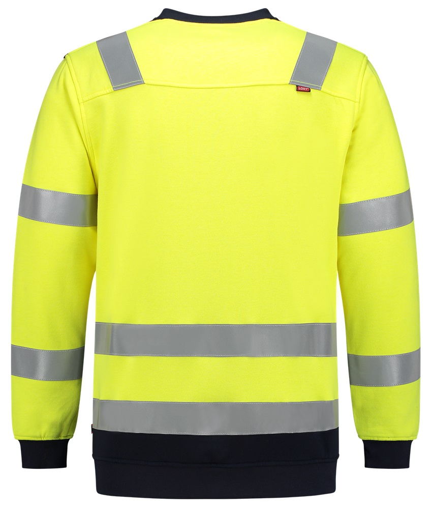 TRICORP-Warnschutz, Warn-Sweatshirt, Multinorm, langarm, 280 g/m², warngelb