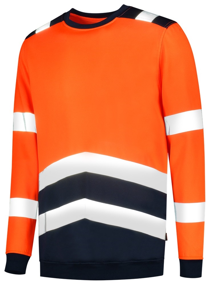 TRICORP-Warnschutz, Warn-Sweatshirt, Bicolor, 280 g/m², orange-ink