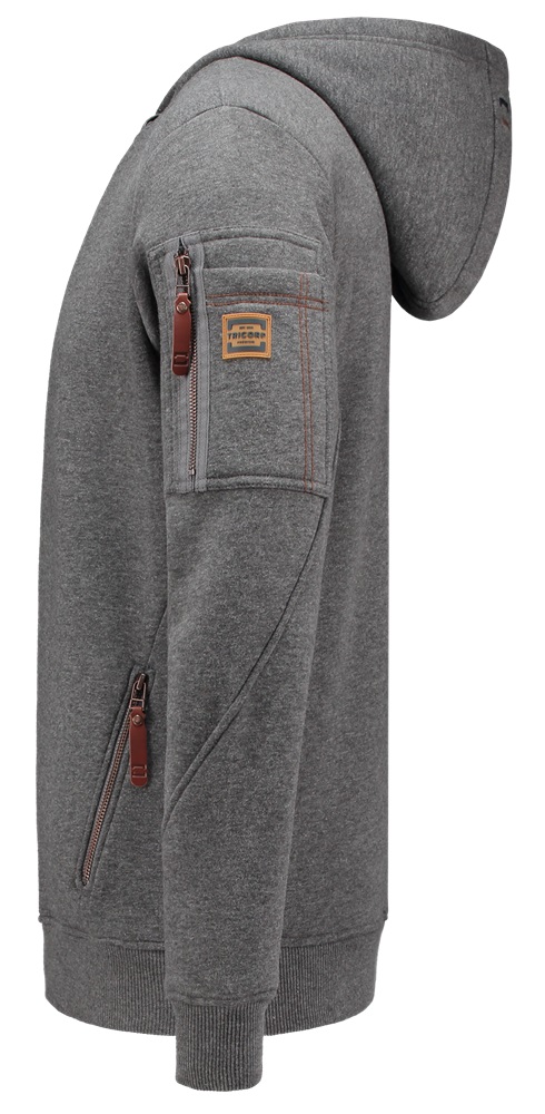 TRICORP-Jobwear, Hoodie-Premium Sweater, 300 g/m², stonemel


