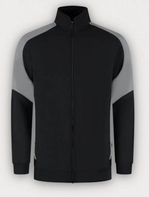 Tricorp Sweatjacke Bicolor Redefined, Black-Grey