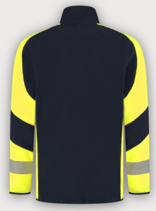 Tricorp Warnschutz Fleecejacke Reflective Redefined, Ink-Fluor Yellow