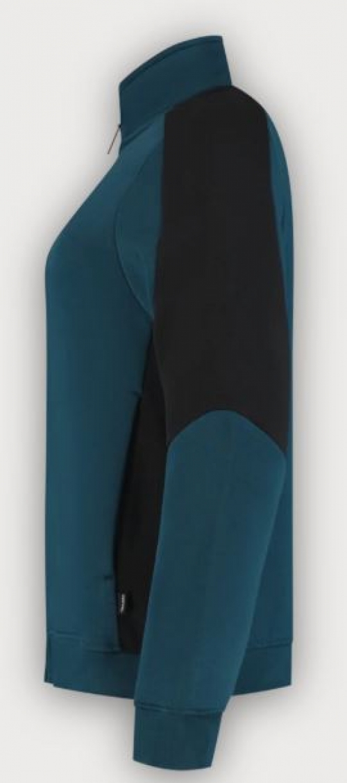 Tricorp Sweatjacke Bicolor Redefined Damen, Teal-Black