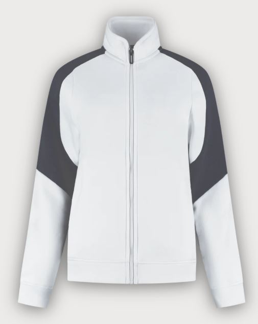 Tricorp Sweatjacke Bicolor Redefined Damen, White-Anthracite