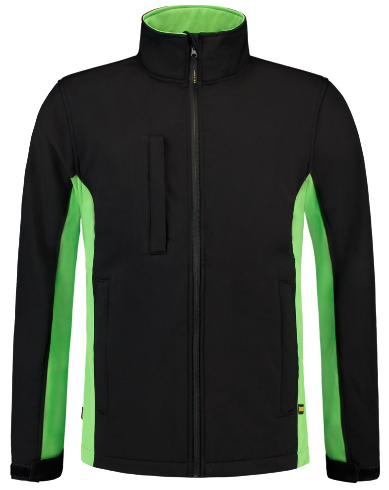 TRICORP-Kälteschutz, Softshell-Arbeits-Berufs-Jacke, Bicolor, 340 g/m², black-lime
