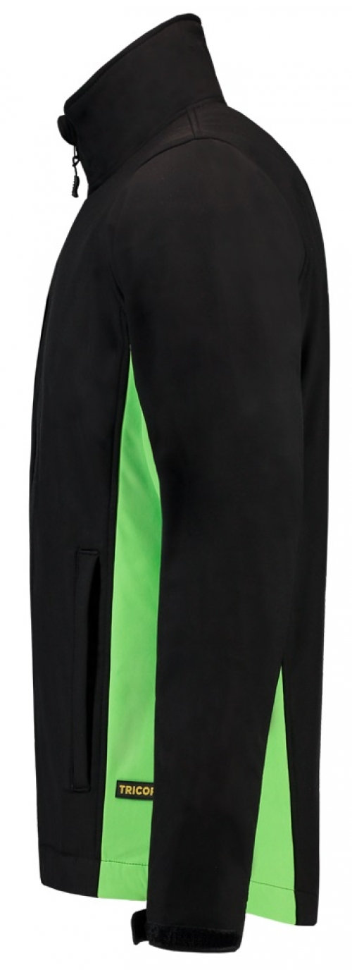 TRICORP-Kälteschutz, Softshell-Arbeits-Berufs-Jacke, Bicolor, 340 g/m², black-lime