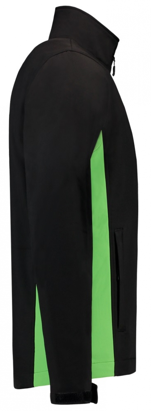 TRICORP-Kälteschutz, Softshell-Arbeits-Berufs-Jacke, Bicolor, 340 g/m², black-lime