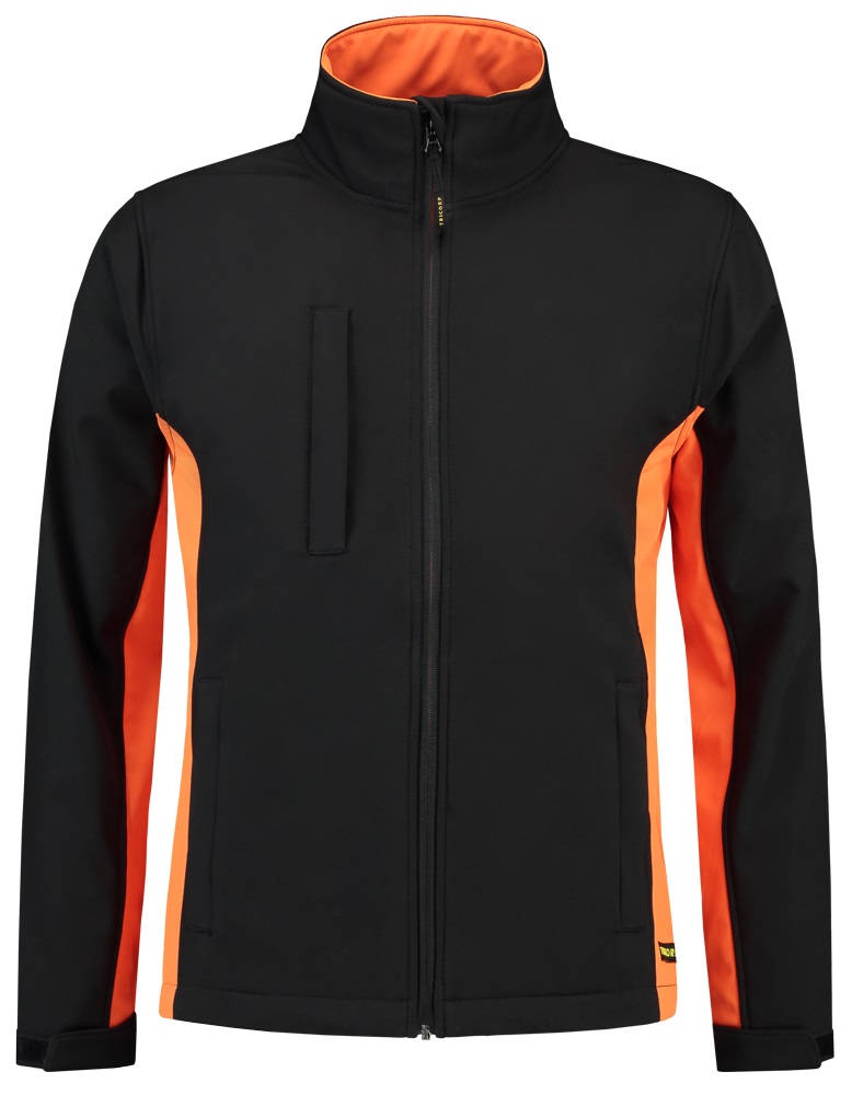 TRICORP-Kälteschutz, Softshell-Arbeits-Berufs-Jacke, Bicolor, 340 g/m², black-orange