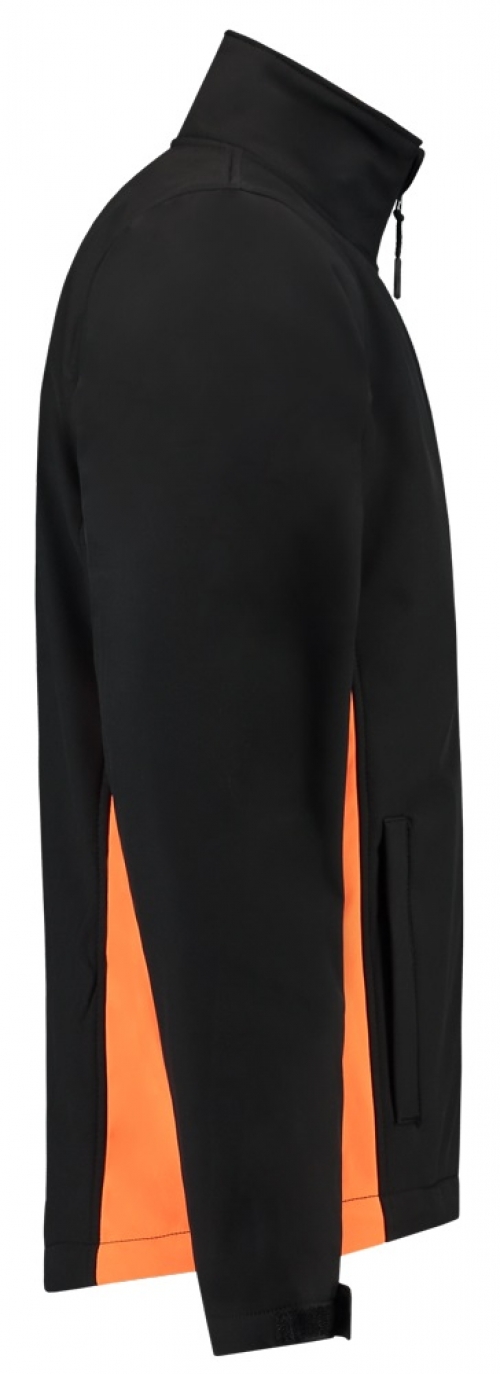 TRICORP-Kälteschutz, Softshell-Arbeits-Berufs-Jacke, Bicolor, 340 g/m², black-orange