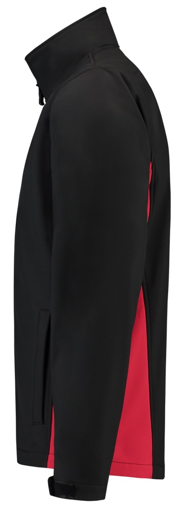 TRICORP-Kälteschutz, Softshell-Arbeits-Berufs-Jacke, Bicolor, 340 g/m², black-red




