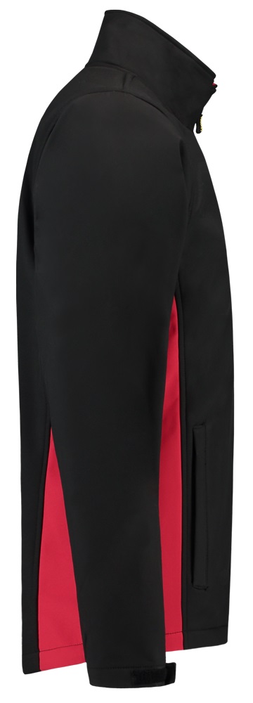 TRICORP-Kälteschutz, Softshell-Arbeits-Berufs-Jacke, Bicolor, 340 g/m², black-red



