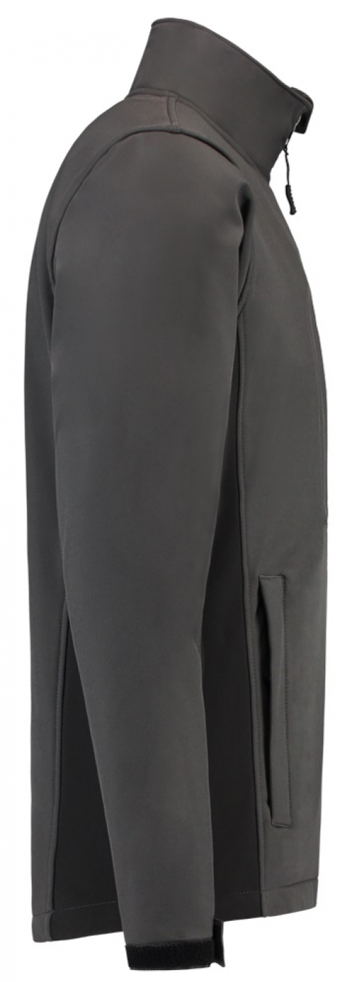 TRICORP-Kälteschutz, Softshell-Arbeits-Berufs-Jacke, Bicolor, 340 g/m², darkgrey-black