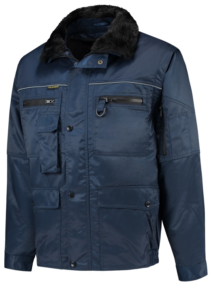TRICORP-Kälteschutz, Kälte-Schutz, Winter-Arbeits-Berufs-Piloten-Jacke, Pilotenjacke Industrie, Basic Fit, 250 g/m², navy