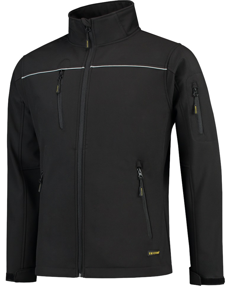 TRICORP-Kälteschutz, Softshell-Arbeits-Berufs-Jacke, Exzellent, Basic Fit, 340 g/m², black