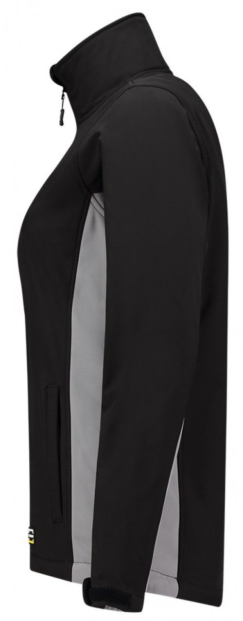 TRICORP-Kälteschutz, Damen-Softshell-Arbeits-Berufs-Jacke, Bicolor, 340 g/m², black-grey