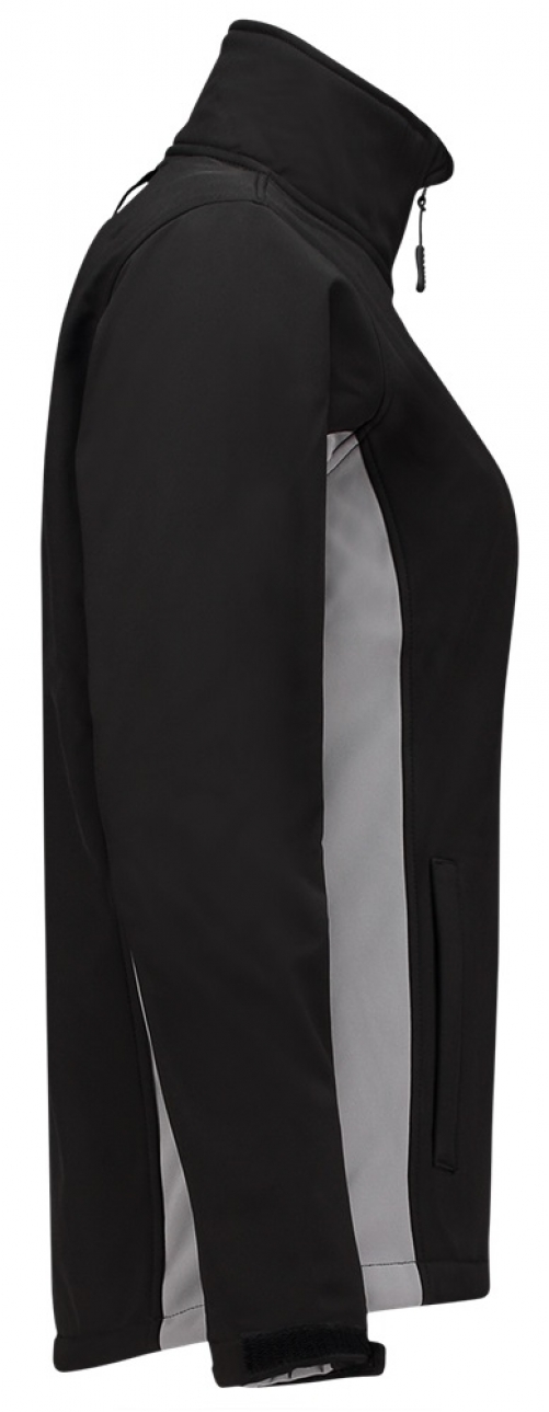 TRICORP-Kälteschutz, Damen-Softshell-Arbeits-Berufs-Jacke, Bicolor, 340 g/m², black-grey
