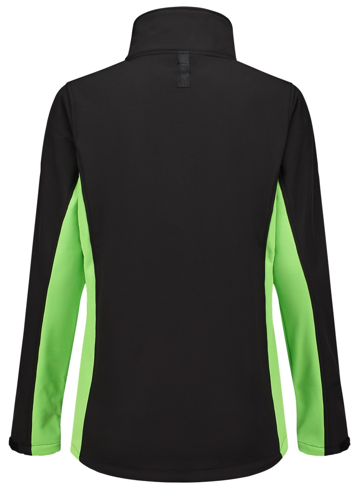 TRICORP-Kälteschutz, Damen-Softshell-Arbeits-Berufs-Jacke, Bicolor, 340 g/m², black-lime