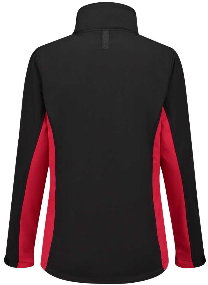 TRICORP-Kälteschutz, Damen-Softshell-Arbeits-Berufs-Jacke, Bicolor, 340 g/m², black-red
