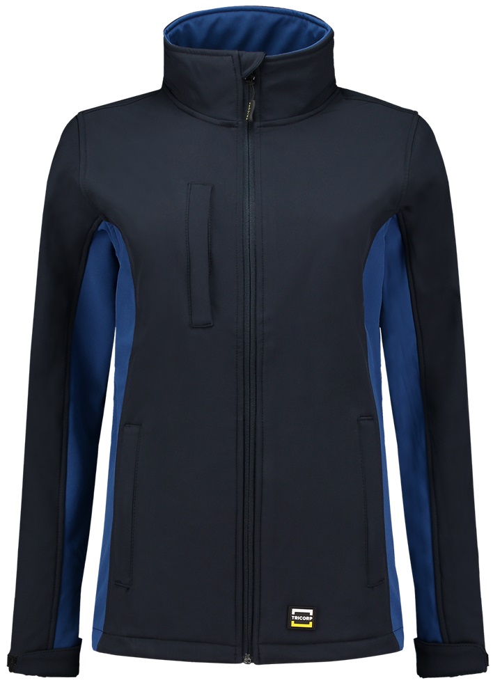 TRICORP-Kälteschutz, Damen-Softshell-Arbeits-Berufs-Jacke, Bicolor, 340 g/m², navy-royalblue