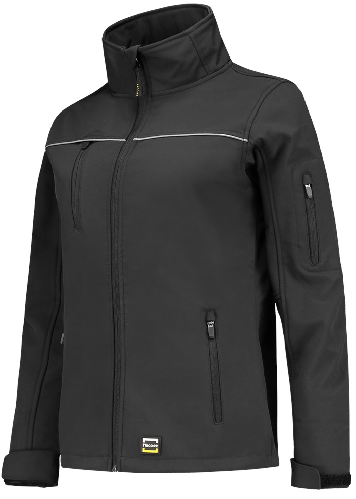 TRICORP-Kälteschutz, Softshell-Arbeits-Berufs-Jacke, Exzellent Damen, Basic Fit, 340 g/m², darkgrey