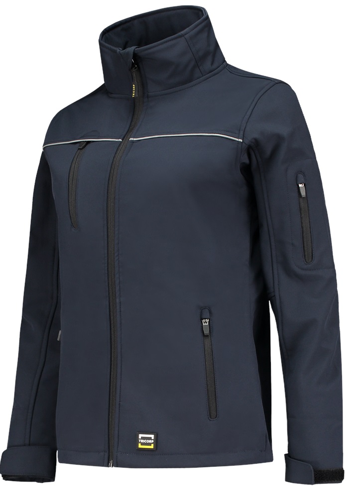 TRICORP-Kälteschutz, Softshell-Arbeits-Berufs-Jacke, Exzellent Damen, Basic Fit, 340 g/m², navy