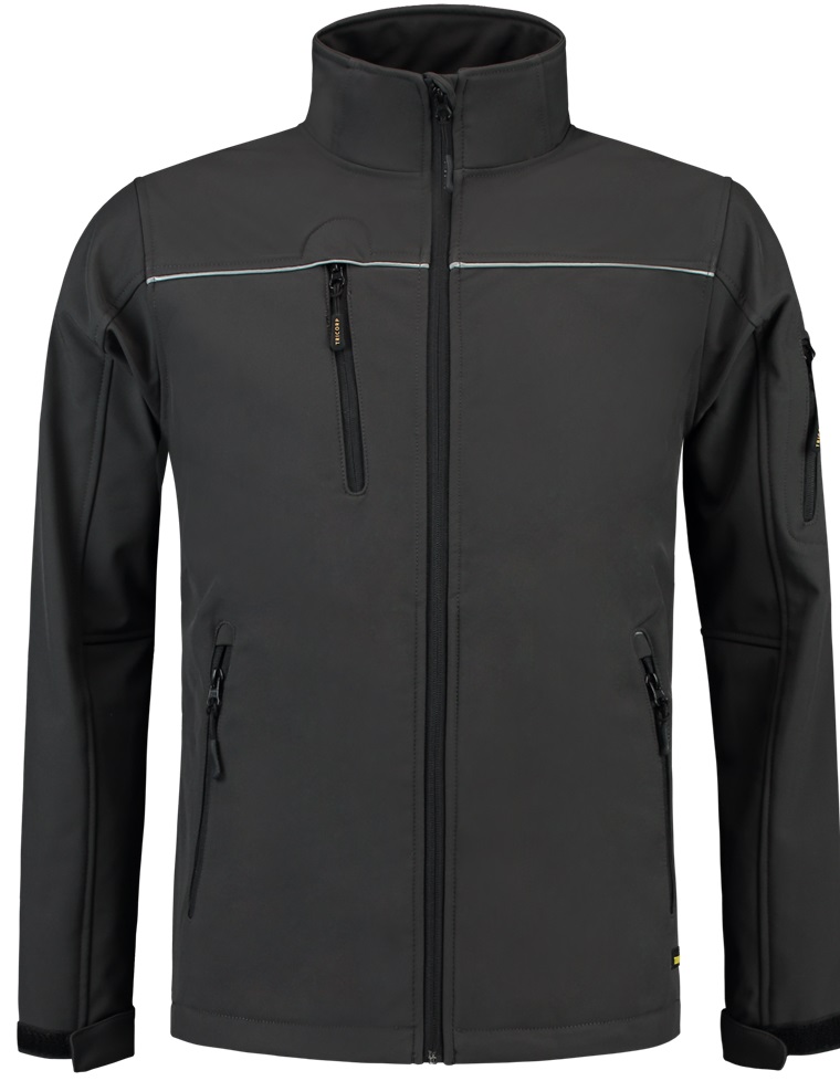 TRICORP-Jobwear, Kinder-Softshelljacke, Bicolor, 340 g/m², darkgrey-black