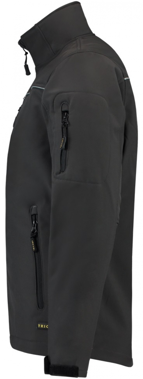 TRICORP-Jobwear, Kinder-Softshelljacke, Bicolor, 340 g/m², darkgrey-black