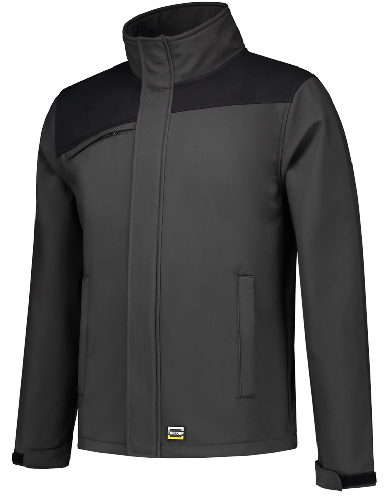 TRICORP-Kälteschutz, Softshell-Arbeits-Berufs-Jacke, Bicolor, Basic Fit, 340 g/m², darkgrey-black