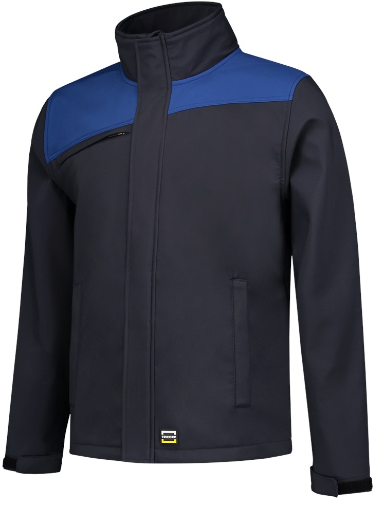 TRICORP-Kälteschutz, Softshell-Arbeits-Berufs-Jacke, Bicolor, Basic Fit, 340 g/m², navy-royalblue
