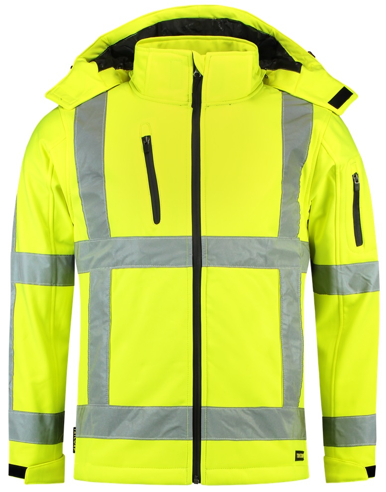 TRICORP-Warnschutz, Warn-Softshelljacke, 300 g/m², warngelb