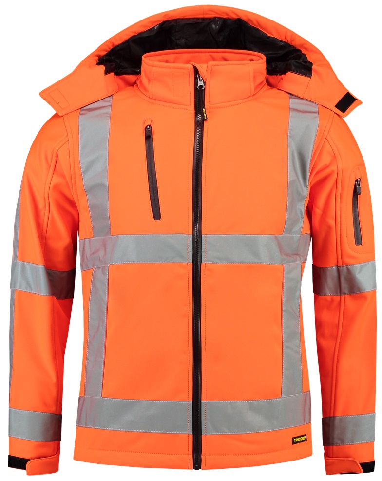 TRICORP-Warnschutz, Warn-Softshelljacke, 300 g/m², warnorange