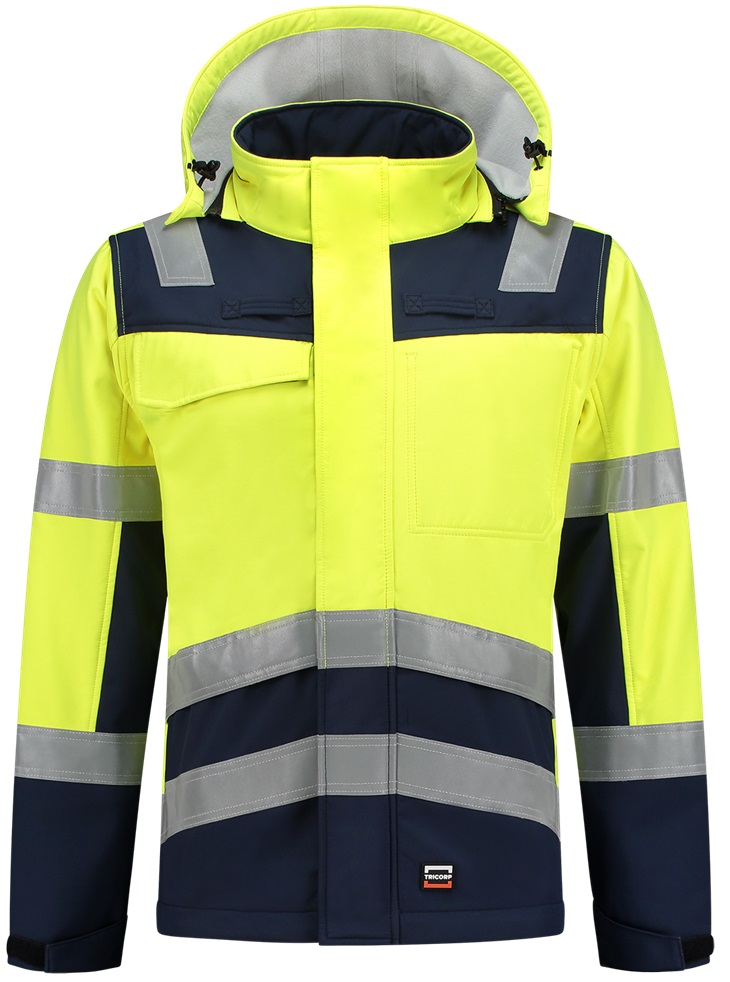 TRICORP-Warnschutz, Winter-Softshell-Jacke, Multinorm, 350 g/m², warngelb